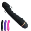 Vibromasseur réaliste silicone 20 modes, point G, rechargeable ou à piles, noir ou rose