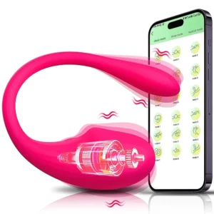 Œuf vibrant connecté Bluetooth, point G, contrôle par appli et à distance